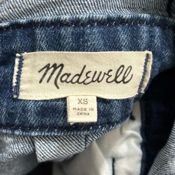 MADEWELL Women’s Cropped Denim Overalls - Picture 11 of 15